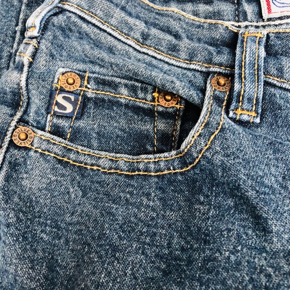 Silver- Jeans pre-ripped bottom cuff - Picture 7 of 8